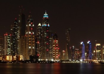 Dubai at night