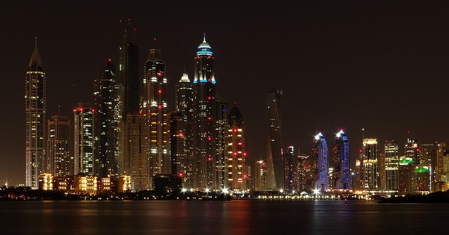 Dubai at night